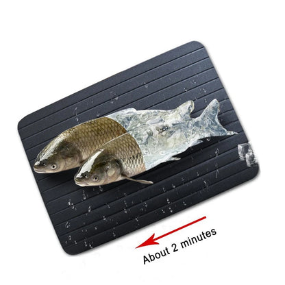 速冷却トレイ アルミ製・23x16.5cm・29.5x20.3cm・35.5x20.5cm・食材の解凍用 追加イメージ4