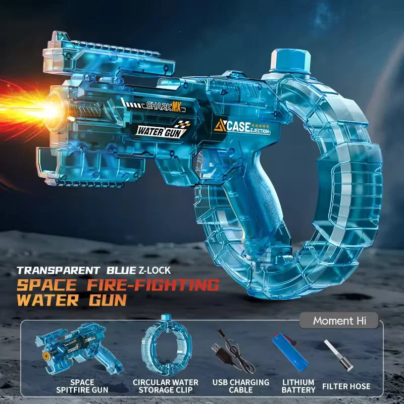 電動水鉄砲 42cm・CE認証・高圧自動吸水機能・リチウムバッテリー駆動・アウトドア・ビーチ・プール用対応 追加イメージ17
