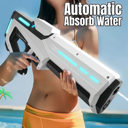 電動水鉄砲 42cm・CE認証・高圧自動吸水機能・リチウムバッテリー駆動・アウトドア・ビーチ・プール用対応 正面イメージ