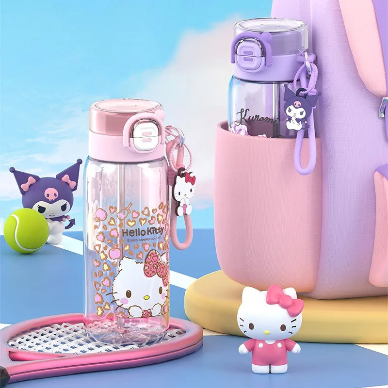 子供用水筒 750ml・ストロー付き・BPAフリー・PCT+PP+シリコン製・アウトドア・旅行用対応 追加イメージ4