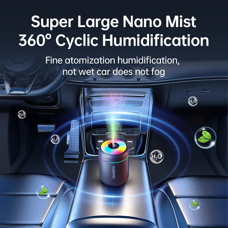 ミニ加湿器 180ml・USB電源・静音設計・30ml/hの加湿能力・自宅・車用 追加イメージ4