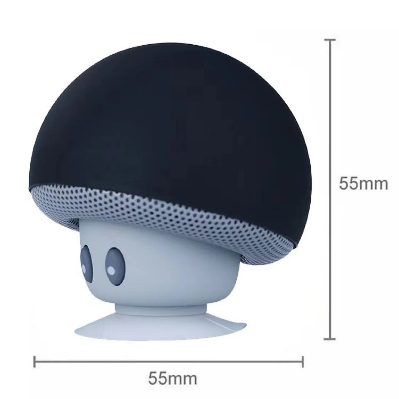 ミニマッシュルームBluetoothスピーカー 吸盤式・バッテリー駆動・2.0チャンネル・ポータブルデザイン・家庭用・アウトドア用対応 追加イメージ5