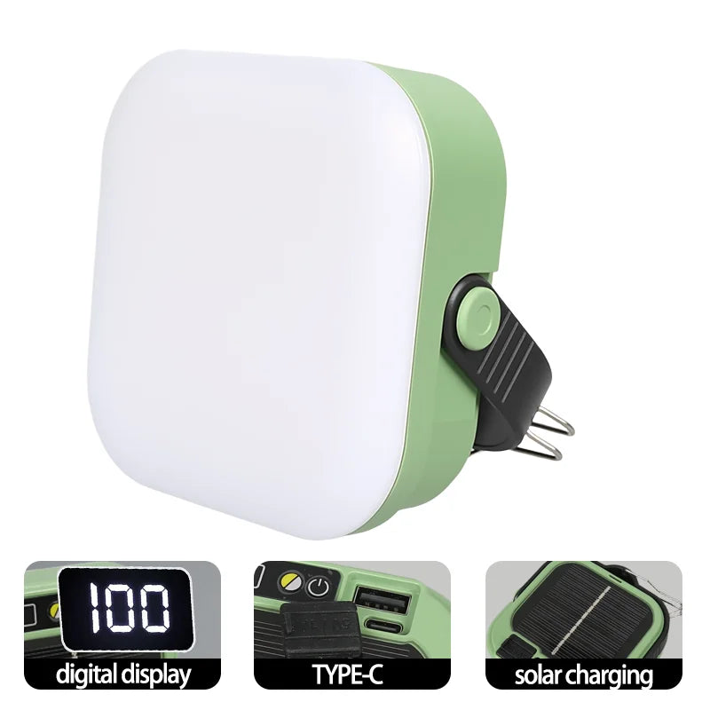 ソーラーキャンプランタン 4500mAh・1000LM・折りたたみ式・6種類のライトモード・USB・ソーラー充電対応 追加イメージ37