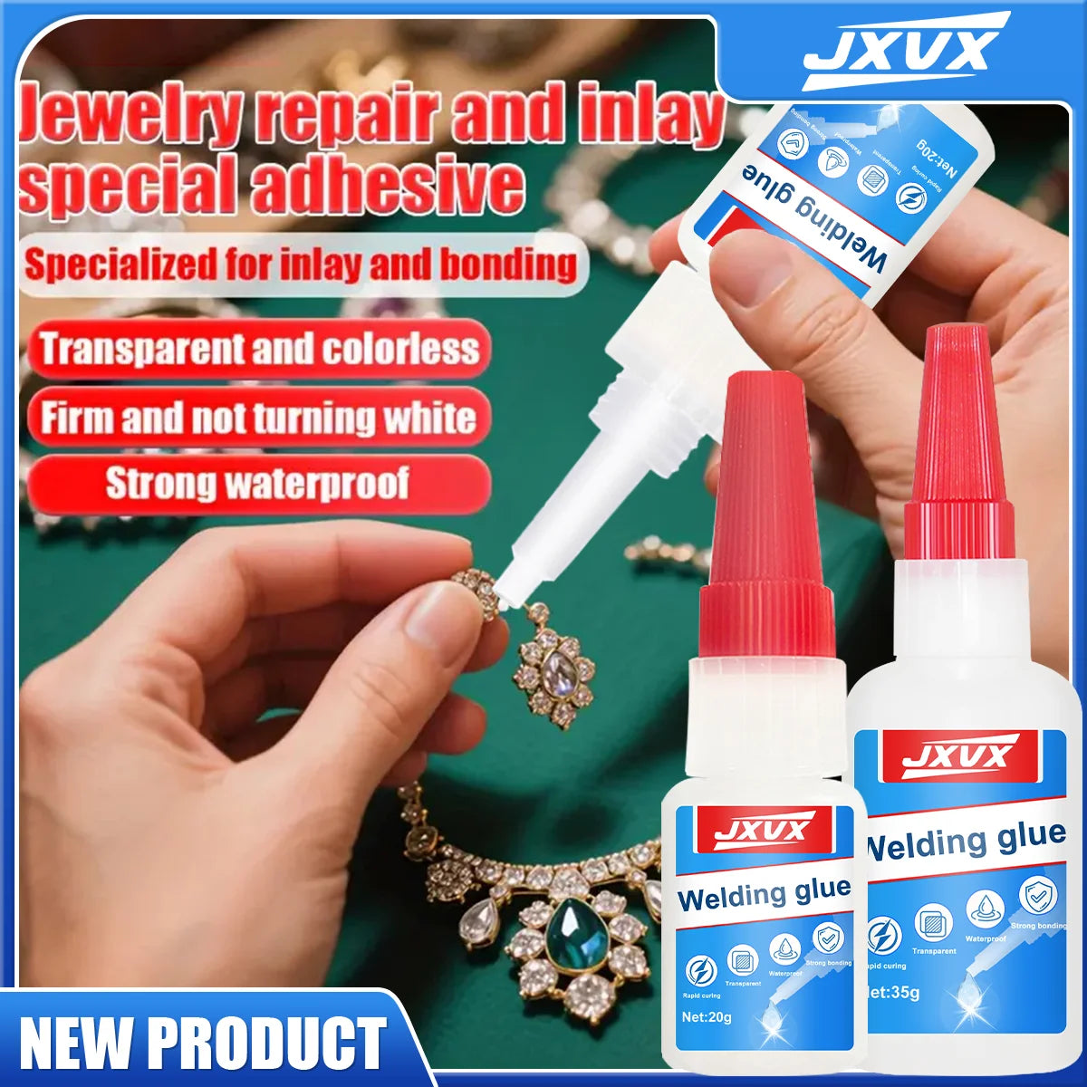 高強度油性接着剤 50g・透明・速乾性10秒・防水・耐衝撃性・家庭用・工芸品制作向け対応 追加イメージ4