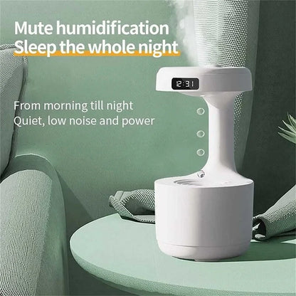 アンチグラビティ加湿器 超音波式・0.5・1L水タンク・USB電源・水不足時自動電源オフ機能・家庭・オフィス用対応 正面イメージ