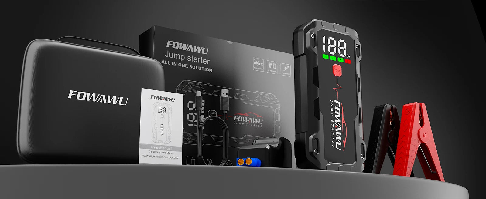 ジャンプスターター 26800mAh・7000Aピーク電流・UL認証・12V車両対応・バイクやSUVのエンジン始動用 追加イメージ13