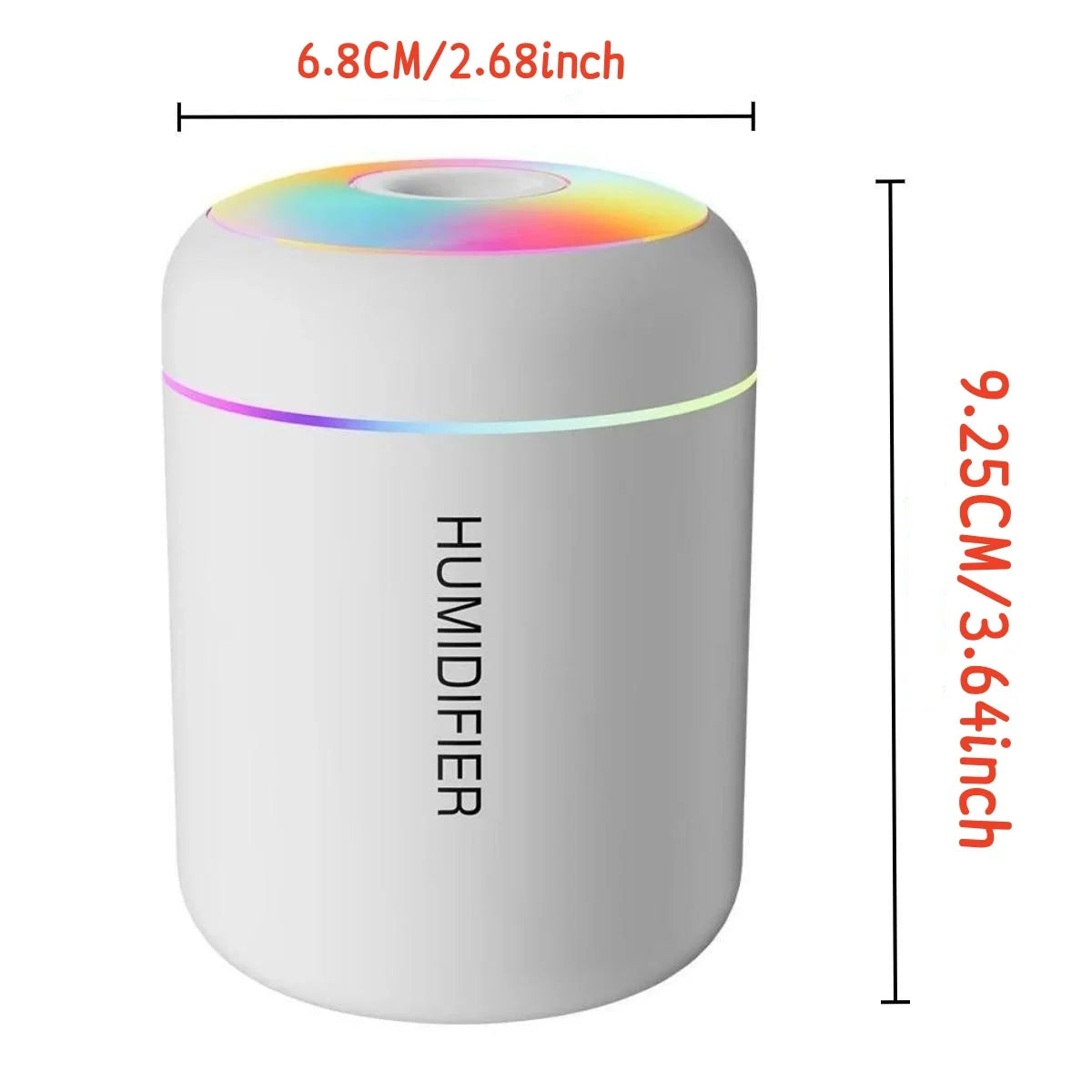 ミニ加湿器 180ml・USB電源・静音設計・30ml/hの加湿能力・自宅・車用 追加イメージ6