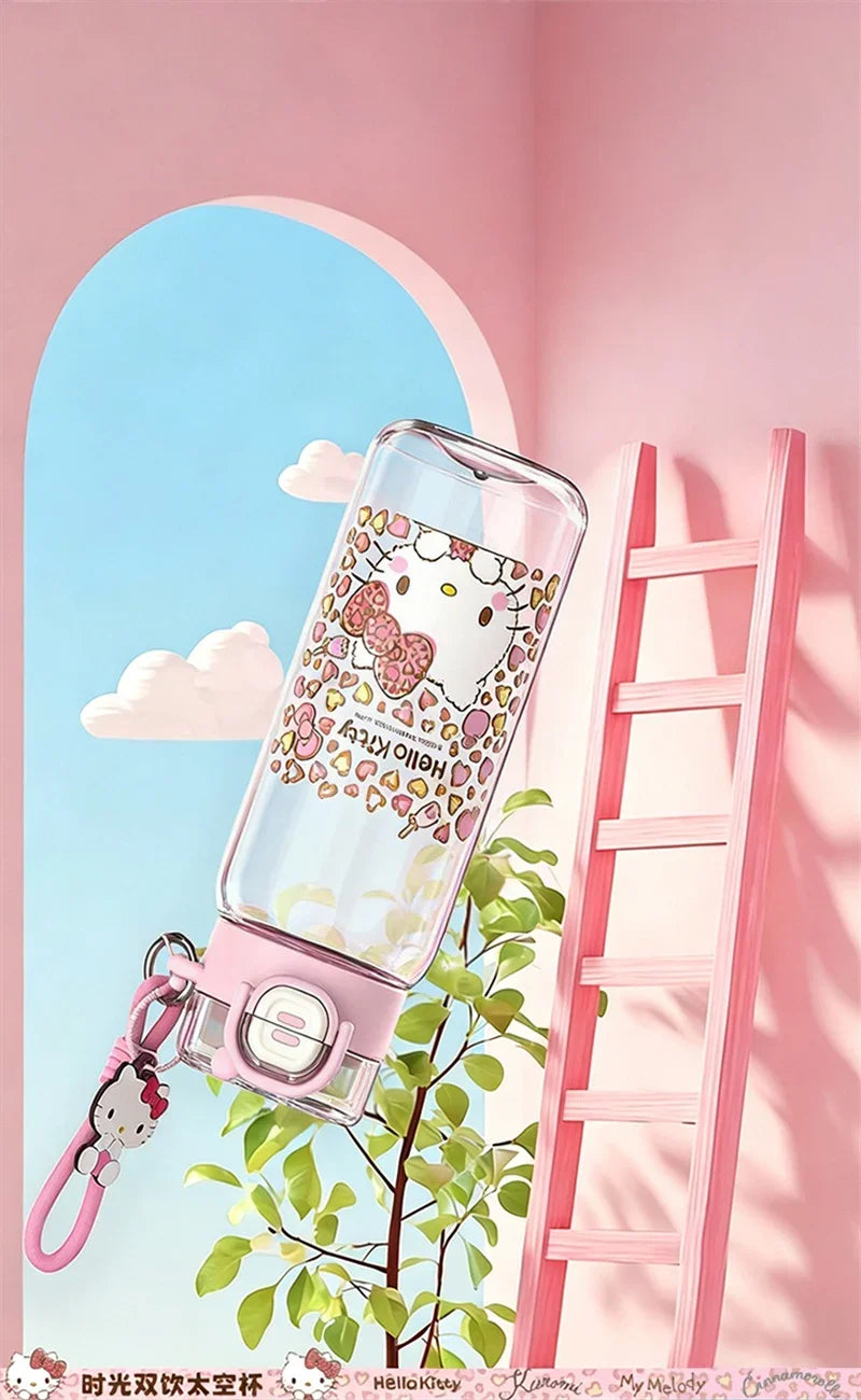 子供用水筒 750ml・ストロー付き・BPAフリー・PCT+PP+シリコン製・アウトドア・旅行用対応 追加イメージ13