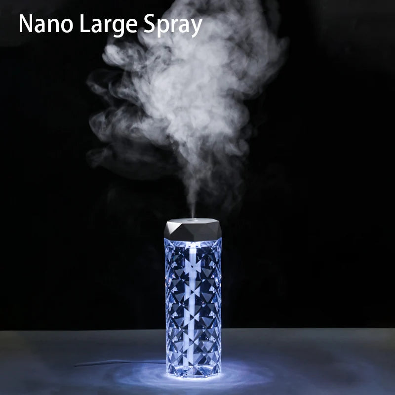 加湿器 400ml・USB給電・超音波式・RGBライト機能・自宅・車用 追加イメージ9