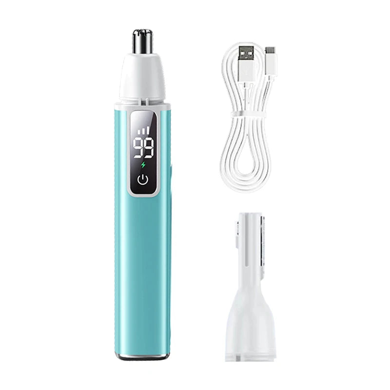 電動耳鼻毛トリマー 充電式・USB・C対応・眉毛トリミングブレード付き・旅行用・132g 追加イメージ11