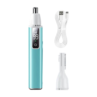 電動耳鼻毛トリマー 充電式・USB・C対応・眉毛トリミングブレード付き・旅行用・132g 追加イメージ11