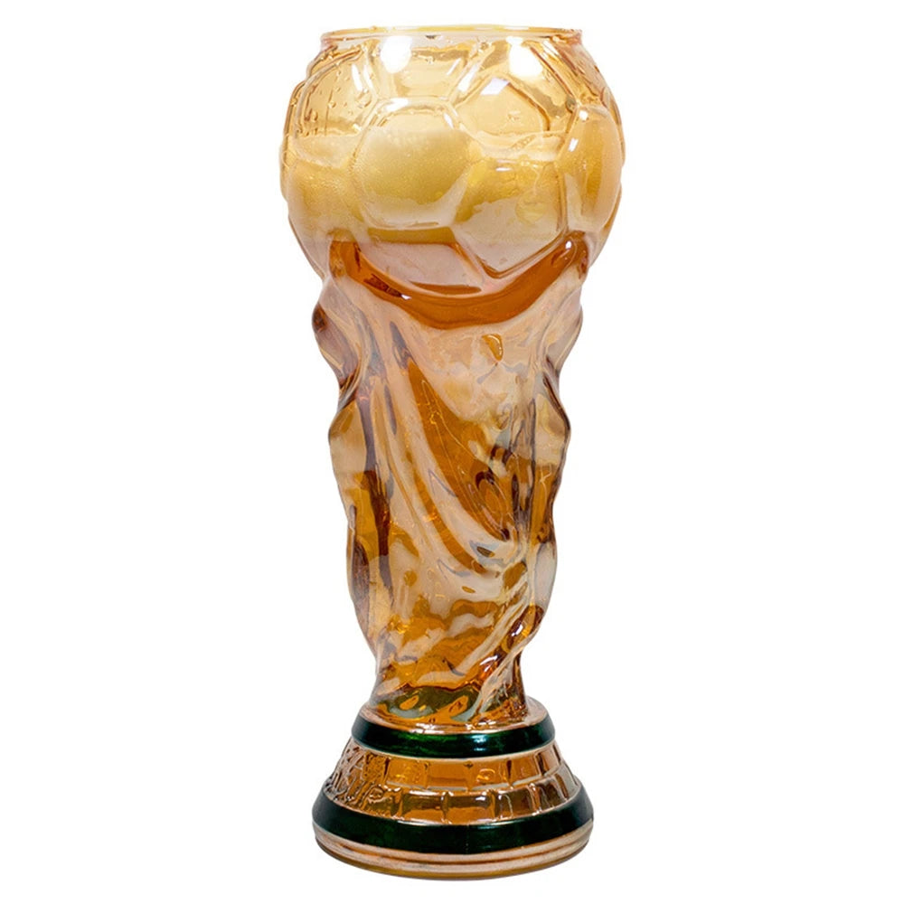 サッカー優勝トロフィー型ビールグラス 20×8cm・高耐熱性・約200g・バー・パブ・パーティー用 追加イメージ11