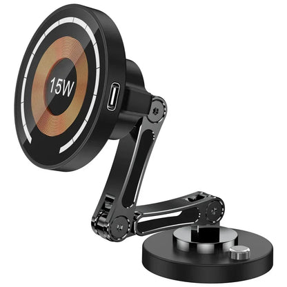 マグネット式車載ワイヤレス充電スタンド 15W・USB・C対応・強力マグネット・車のダッシュボード用 追加イメージ18