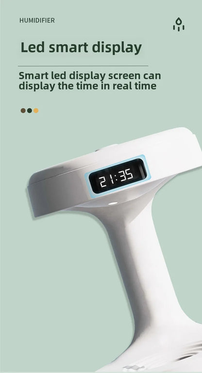 アンチグラビティ加湿器 超音波式・0.5・1L水タンク・USB電源・水不足時自動電源オフ機能・家庭・オフィス用対応 追加イメージ13
