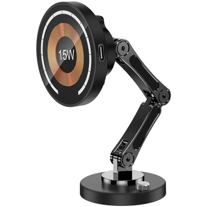 マグネット式車載ワイヤレス充電スタンド 15W・USB・C対応・強力マグネット・車のダッシュボード用 追加イメージ17