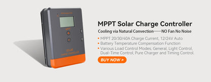 ソーラー充電コントローラー 最大電流10A・MPPT技術対応・24V・36V・48V・60V・72V用・オフグリッドシステム向け 追加イメージ7