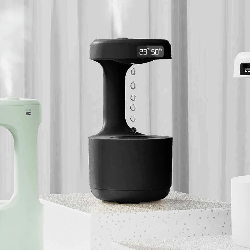 アンチグラビティ加湿器 超音波式・0.5・1L水タンク・USB電源・水不足時自動電源オフ機能・家庭・オフィス用対応 追加イメージ20
