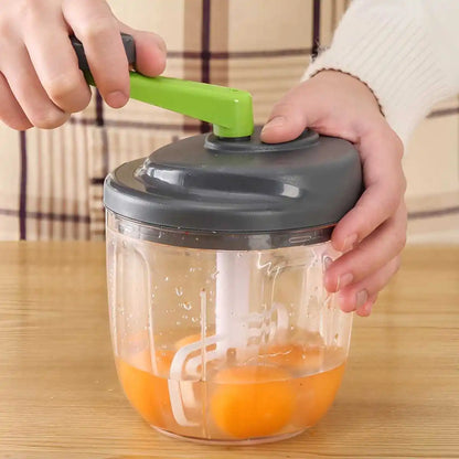 手動フードプロセッサー 520ml・900ml・420ステンレス鋼刃・BPAフリー・キッチン用 使用シーンイメージ