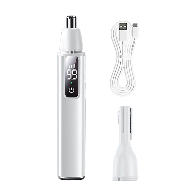 電動耳鼻毛トリマー 充電式・USB・C対応・眉毛トリミングブレード付き・旅行用・132g 追加イメージ10