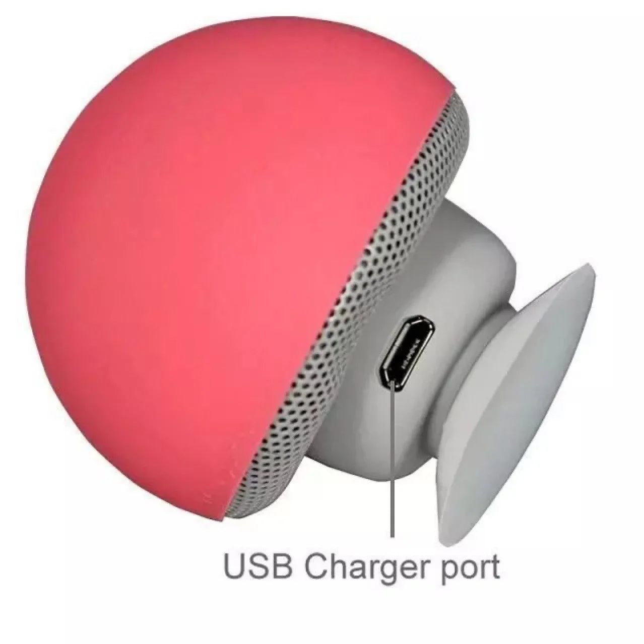 ミニマッシュルームBluetoothスピーカー 吸盤式・バッテリー駆動・2.0チャンネル・ポータブルデザイン・家庭用・アウトドア用対応 追加イメージ11