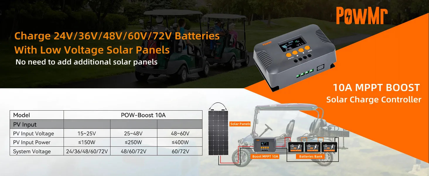 ソーラー充電コントローラー 最大電流10A・MPPT技術対応・24V・36V・48V・60V・72V用・オフグリッドシステム向け 追加イメージ9