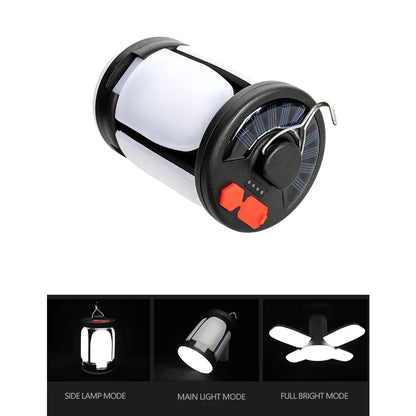 ソーラーキャンプランタン 4500mAh・1000LM・折りたたみ式・6種類のライトモード・USB・ソーラー充電対応 追加イメージ16