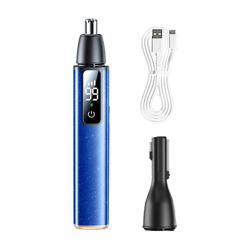 電動耳鼻毛トリマー 充電式・USB・C対応・眉毛トリミングブレード付き・旅行用・132g 追加イメージ7