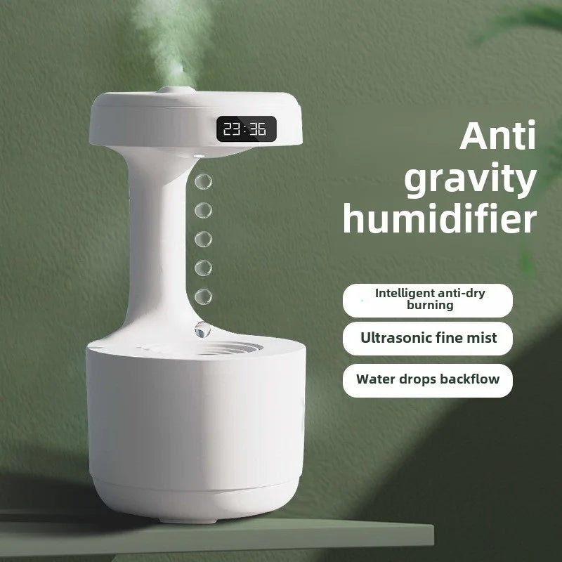 アンチグラビティ加湿器 超音波式・0.5・1L水タンク・USB電源・水不足時自動電源オフ機能・家庭・オフィス用対応 追加イメージ4