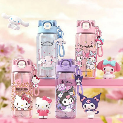 子供用水筒 750ml・ストロー付き・BPAフリー・PCT+PP+シリコン製・アウトドア・旅行用対応 追加イメージ6
