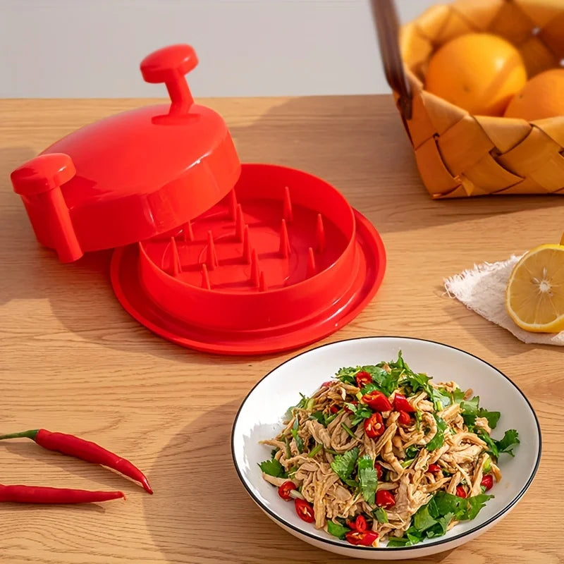 鶏肉シュレッダー プラスチック製・手動操作・洗える・再利用可能・キッチン用 使用シーンイメージ