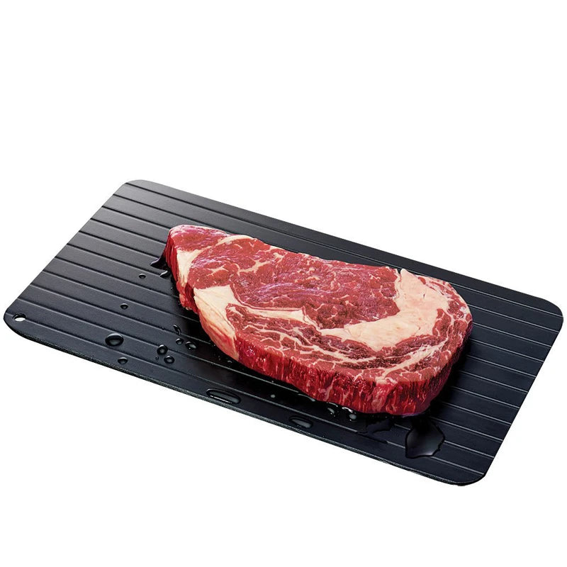 速冷却トレイ アルミ製・23x16.5cm・29.5x20.3cm・35.5x20.5cm・食材の解凍用 追加イメージ6