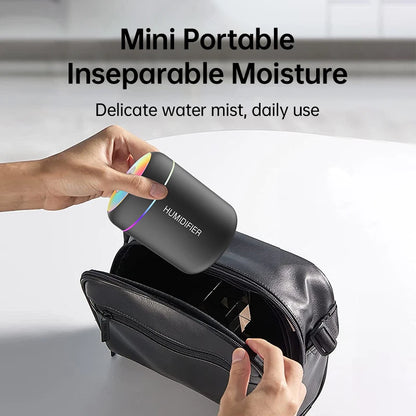 ミニ加湿器 180ml・USB電源・静音設計・30ml/hの加湿能力・自宅・車用 追加イメージ9