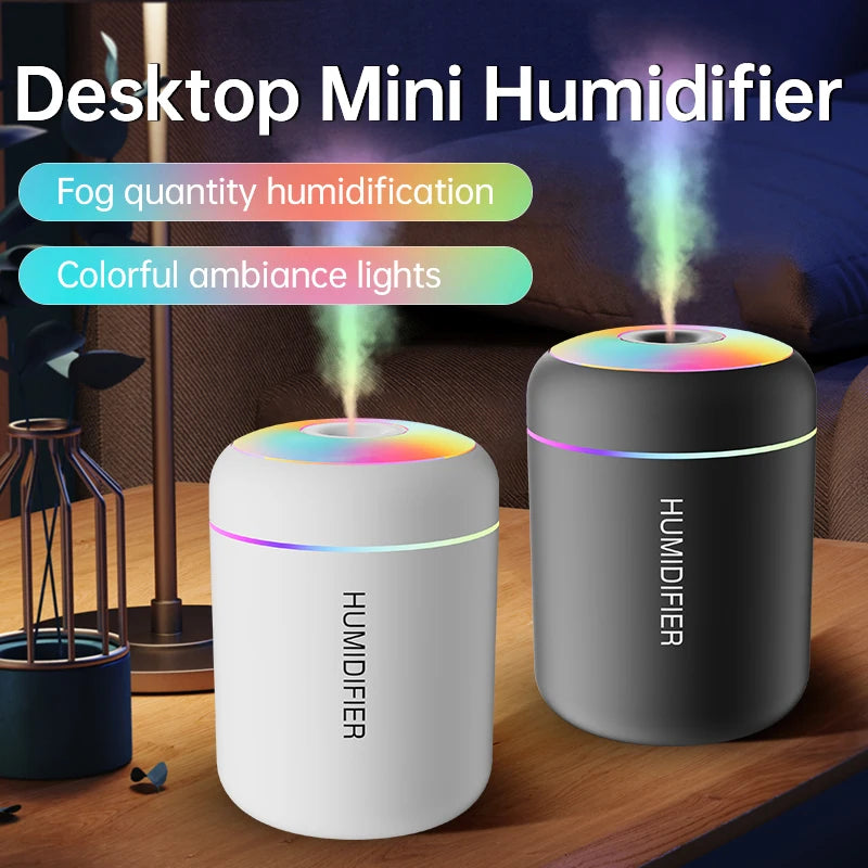ミニ加湿器 180ml・USB電源・静音設計・30ml/hの加湿能力・自宅・車用 追加イメージ8