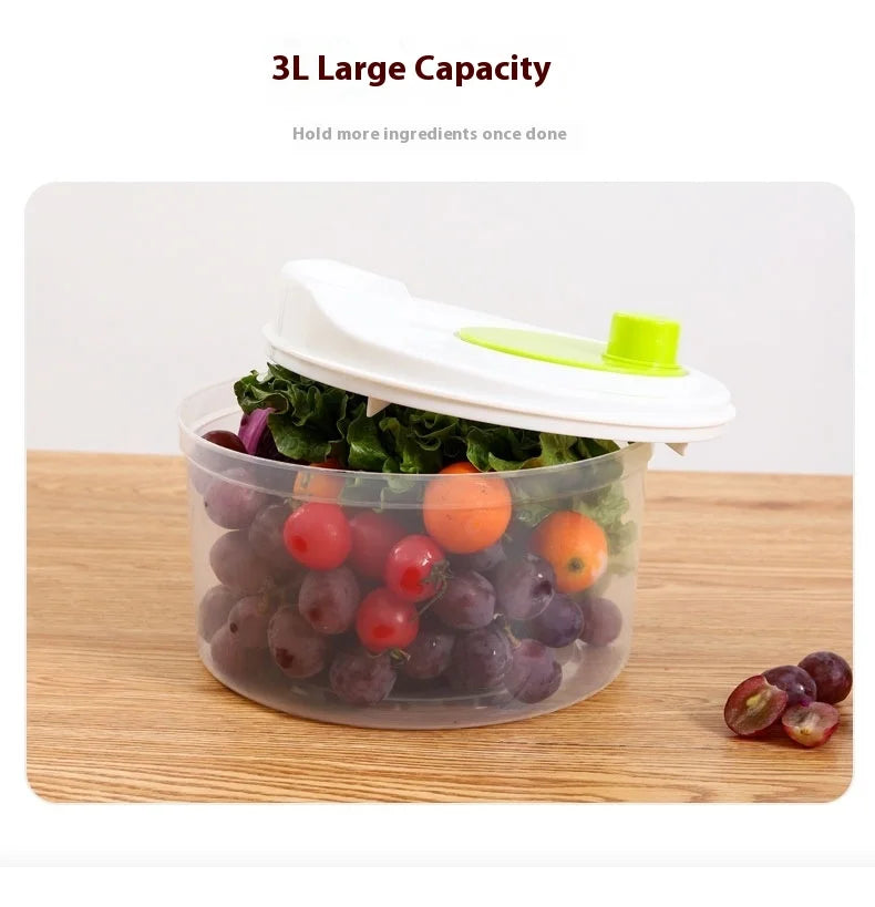 手動野菜脱水器 プラスチック製・手動クランク式・エコフレンドリー・キッチン用 追加イメージ16