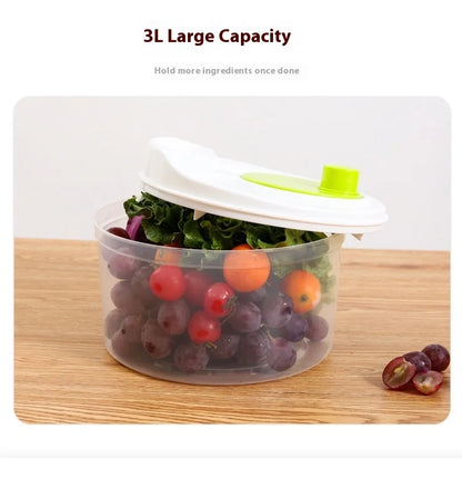 手動野菜脱水器 プラスチック製・手動クランク式・エコフレンドリー・キッチン用 追加イメージ16