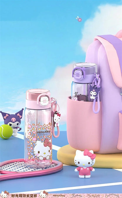 子供用水筒 750ml・ストロー付き・BPAフリー・PCT+PP+シリコン製・アウトドア・旅行用対応 追加イメージ14