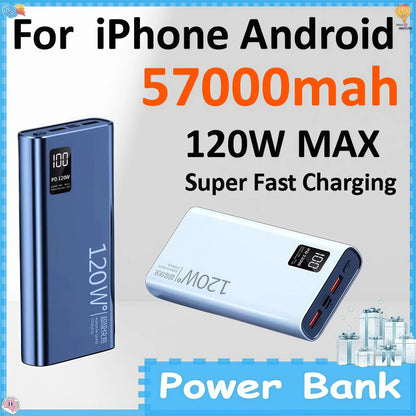 ポータブルバッテリー 57000mAh・USB・A・Type・C対応・120W超高速充電・旅行用 追加イメージ4