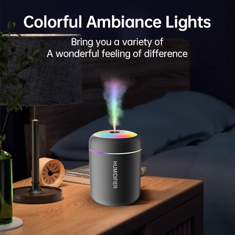 ミニ加湿器 180ml・USB電源・静音設計・30ml/hの加湿能力・自宅・車用 追加イメージ11
