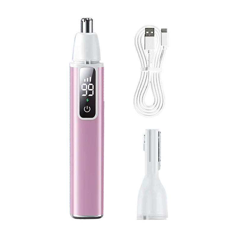 電動耳鼻毛トリマー 充電式・USB・C対応・眉毛トリミングブレード付き・旅行用・132g 追加イメージ9