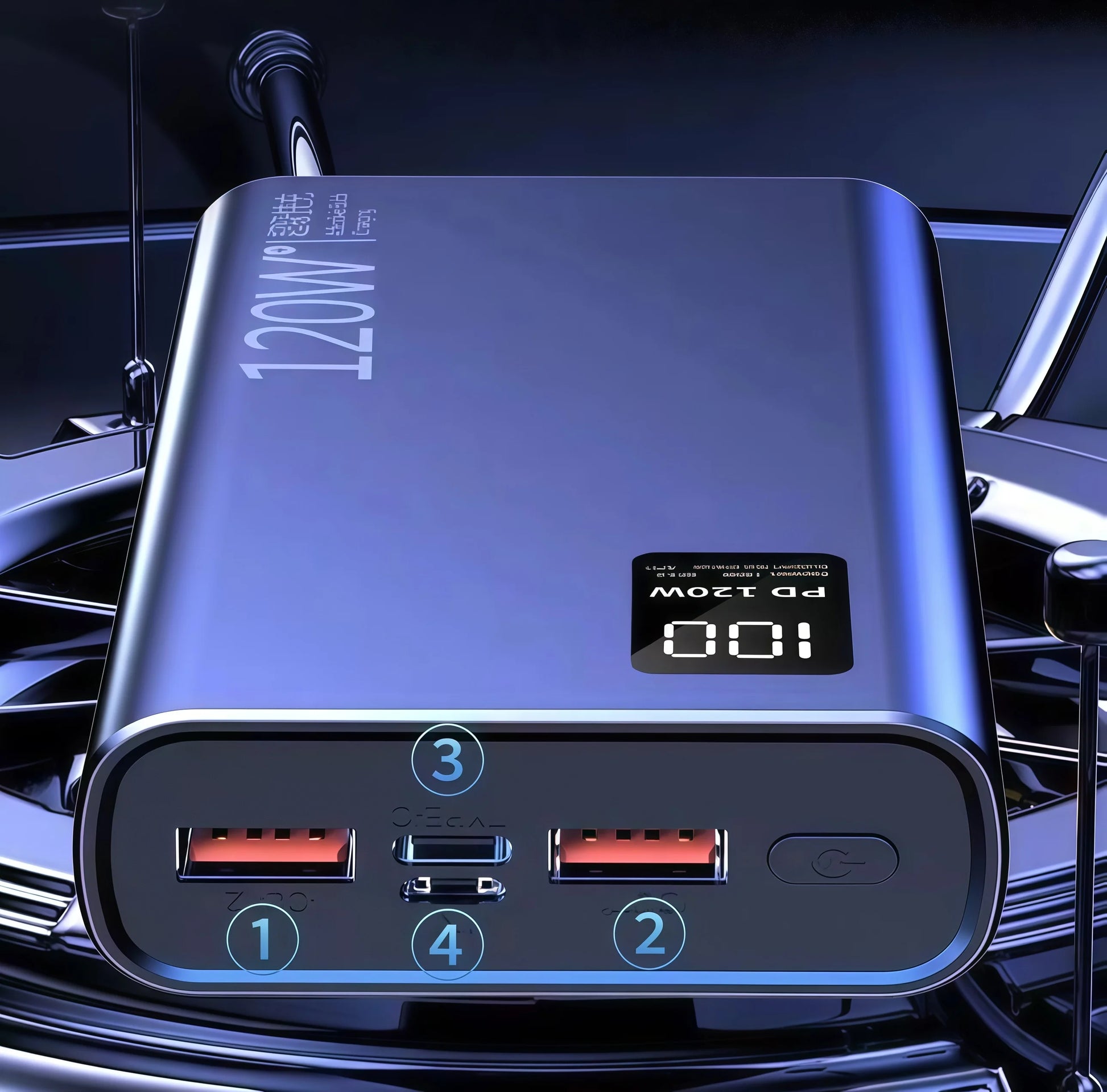 ポータブルバッテリー 57000mAh・USB・A・Type・C対応・120W超高速充電・旅行用 追加イメージ15