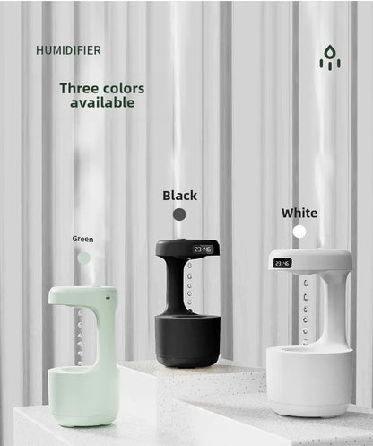 アンチグラビティ加湿器 超音波式・0.5・1L水タンク・USB電源・水不足時自動電源オフ機能・家庭・オフィス用対応 追加イメージ17