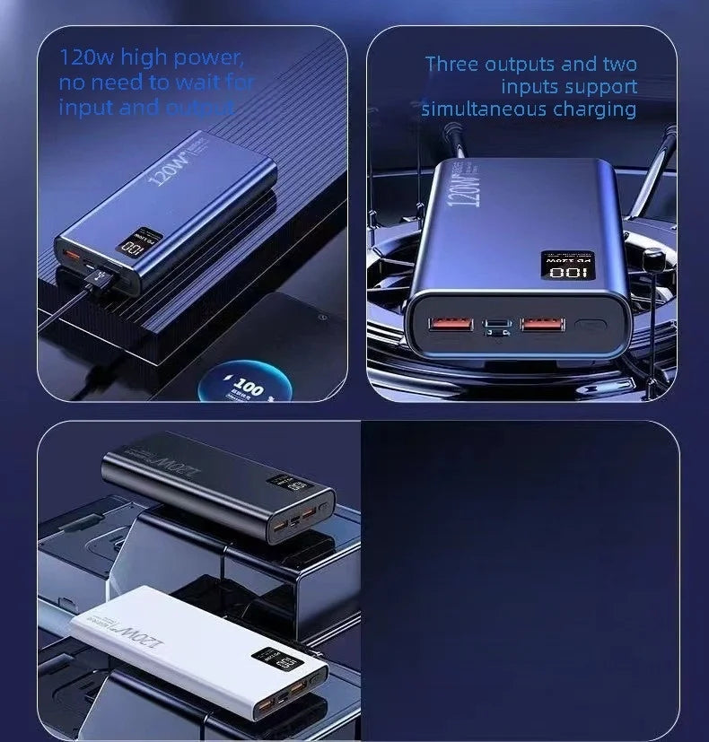 ポータブルバッテリー 57000mAh・USB・A・Type・C対応・120W超高速充電・旅行用 追加イメージ9