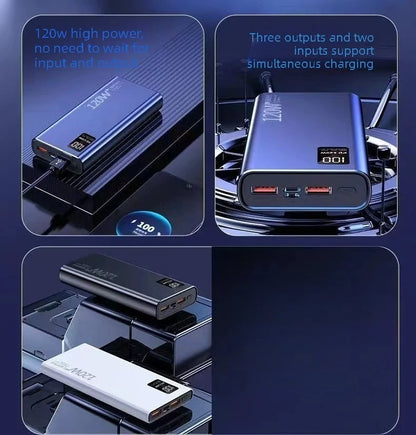 ポータブルバッテリー 57000mAh・USB・A・Type・C対応・120W超高速充電・旅行用 追加イメージ9