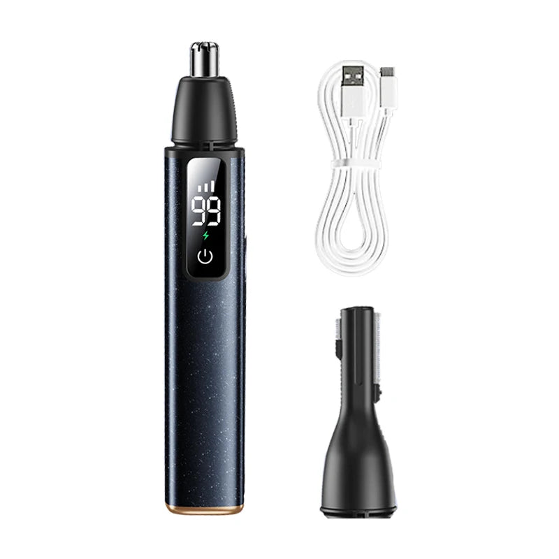電動耳鼻毛トリマー 充電式・USB・C対応・眉毛トリミングブレード付き・旅行用・132g 追加イメージ8